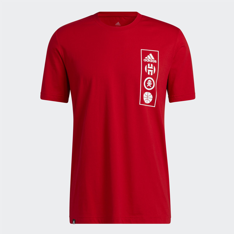 BAJU BASKET ADIDAS QUICCS HARDEN GRAPHIC TEE