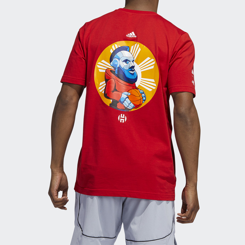 BAJU BASKET ADIDAS QUICCS HARDEN GRAPHIC TEE