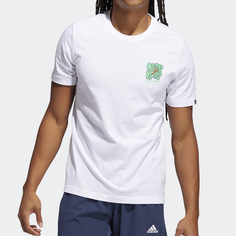 BAJU BASKET ADIDAS Lil Stripe Boba Graphic Tee