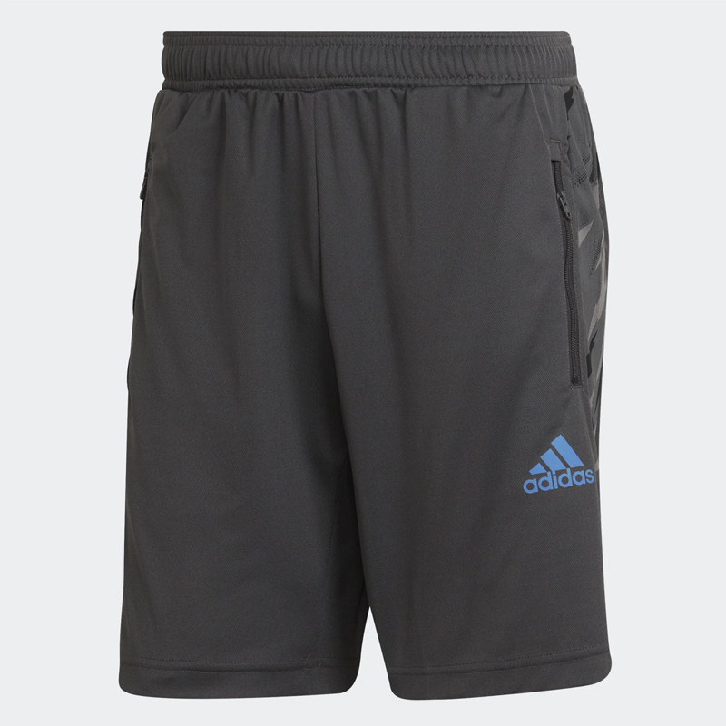 Celana Lari Adidas Aeroready Feelstrong Camo Sport Shorts Grey Six
