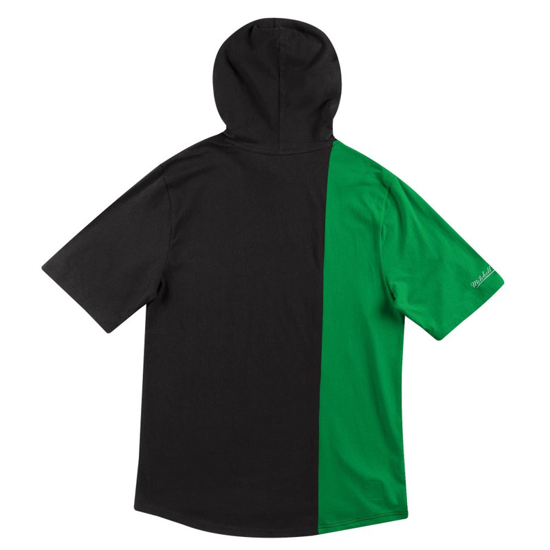 BAJU SNEAKERS MITCHELL N NESS NBA Boston Celtics Short Sleeve Split Hoodie