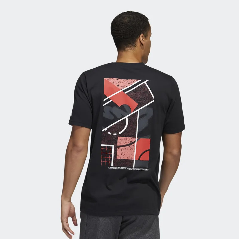 BAJU SNEAKERS ADIDAS ART OF SPORT COLLAGE GRAPHIC TEE