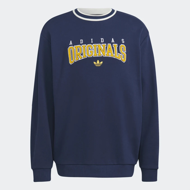 BAJU SNEAKERS ADIDAS SCRIPT CREW SWEATSHIRT