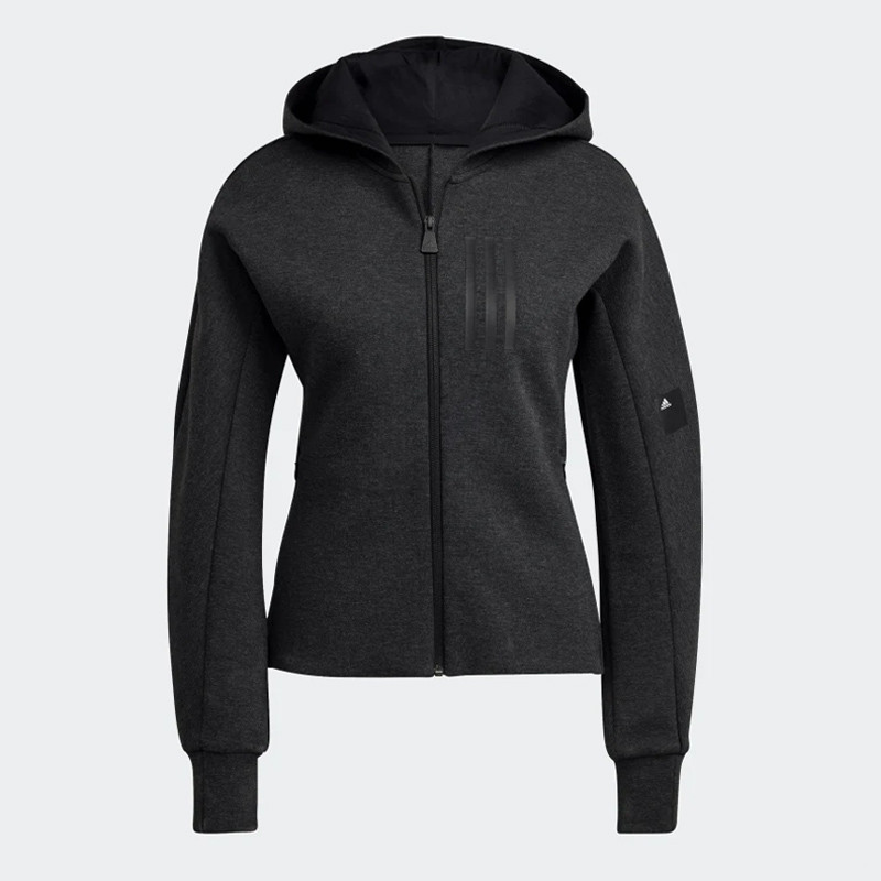 BAJU SNEAKERS ADIDAS Wmns MISSION VICTORY SLIM FIT FULL-ZIP HOODIE