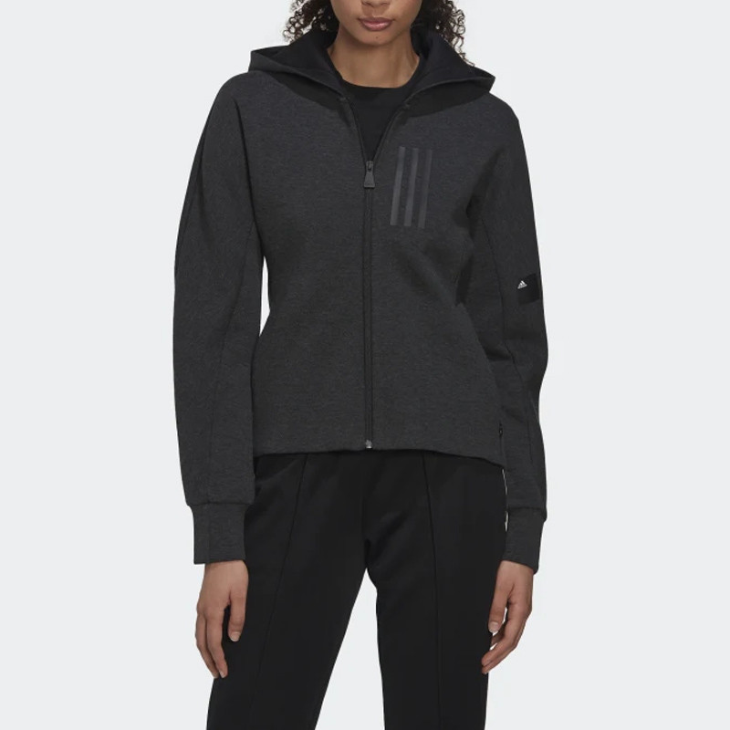 BAJU SNEAKERS ADIDAS Wmns MISSION VICTORY SLIM FIT FULL-ZIP HOODIE