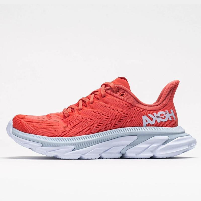 Sepatu Lari Hoka One One Wmns Clifton Edge Hot Coral