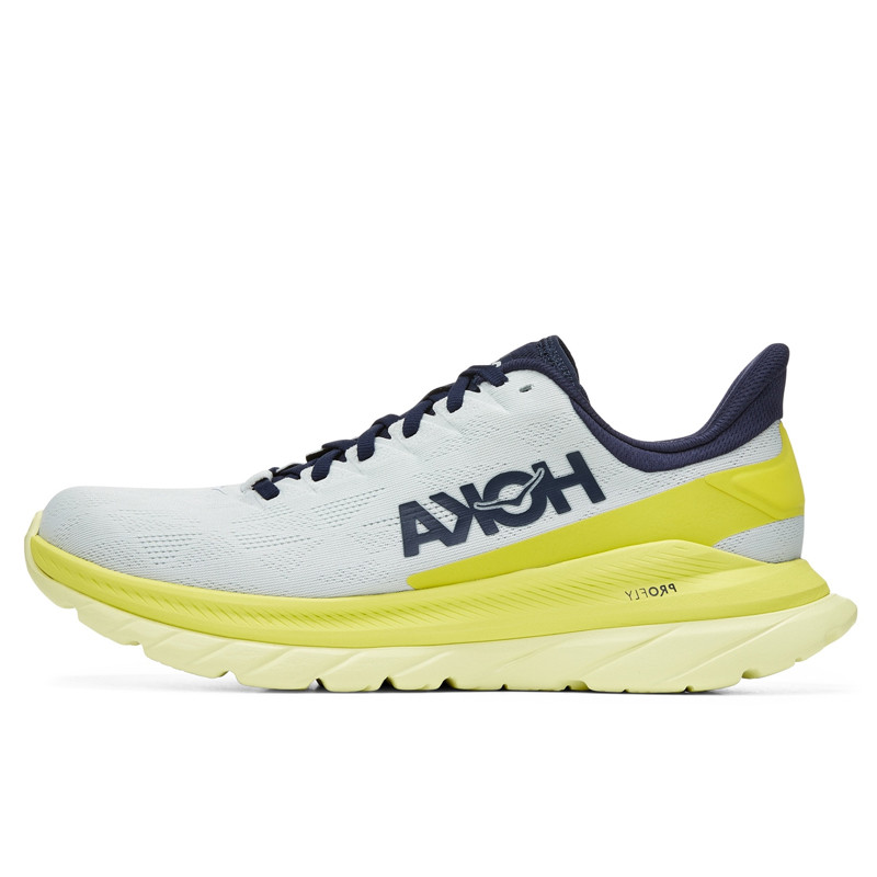 Sepatu Lari Hoka One One Mach Blue Flower