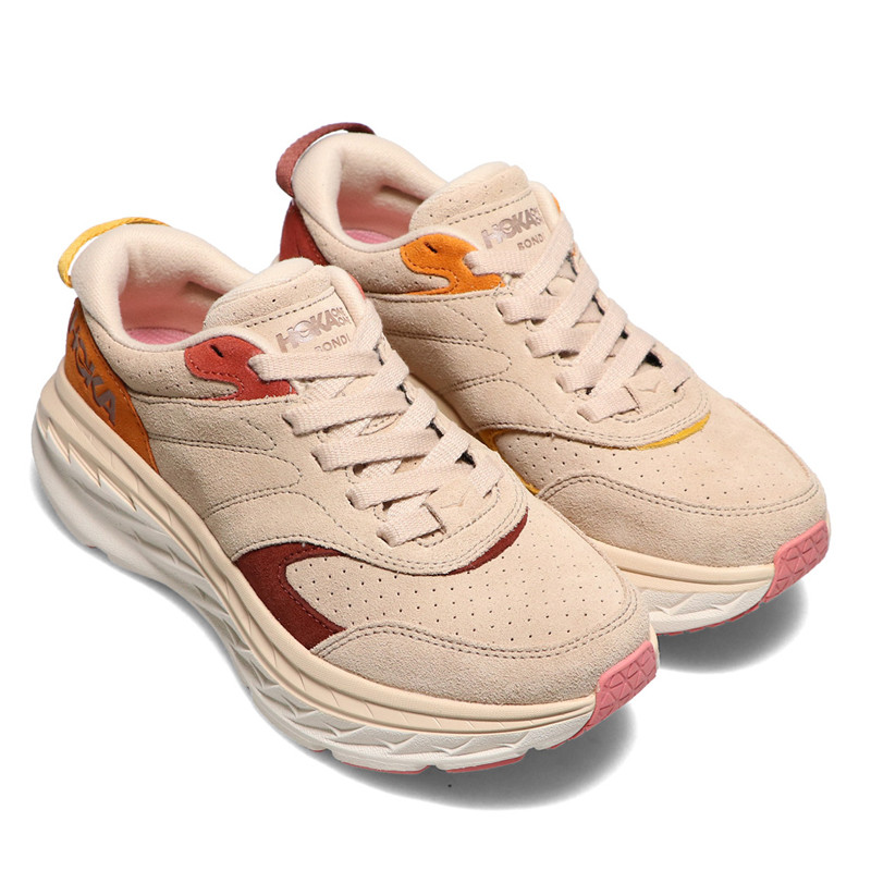 SEPATU LARI HOKA ONE ONE Wmns Bondi L Suede