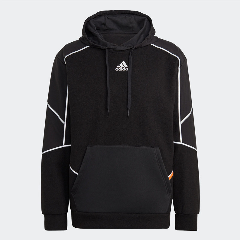 BAJU TRAINING ADIDAS ESSENTIALS REFLECT IN THE DARK POLAR FLEECE HOODIE