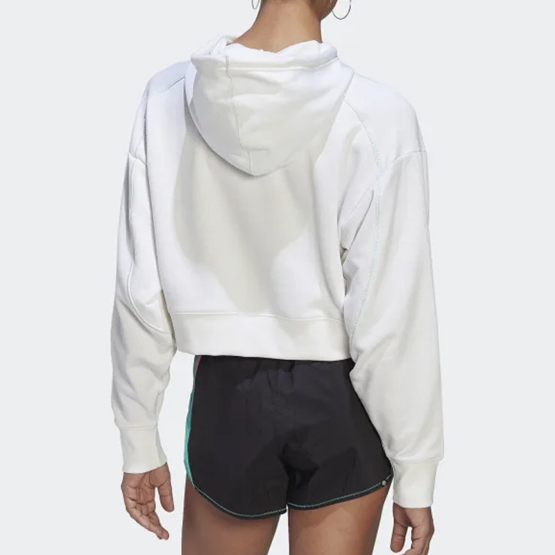 BAJU SNEAKERS ADIDAS Wmns CROP HOODIE