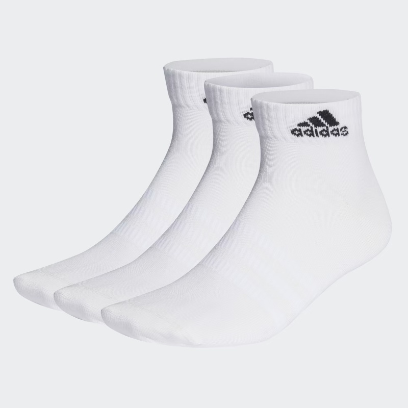 KAOS KAKI LARI ADIDAS Thin and Light Ankle Socks 3 Pairs