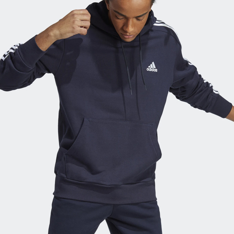 BAJU TRAINING ADIDAS ESSENTIALS FRENCH TERRY 3-STRIPES HOODIE