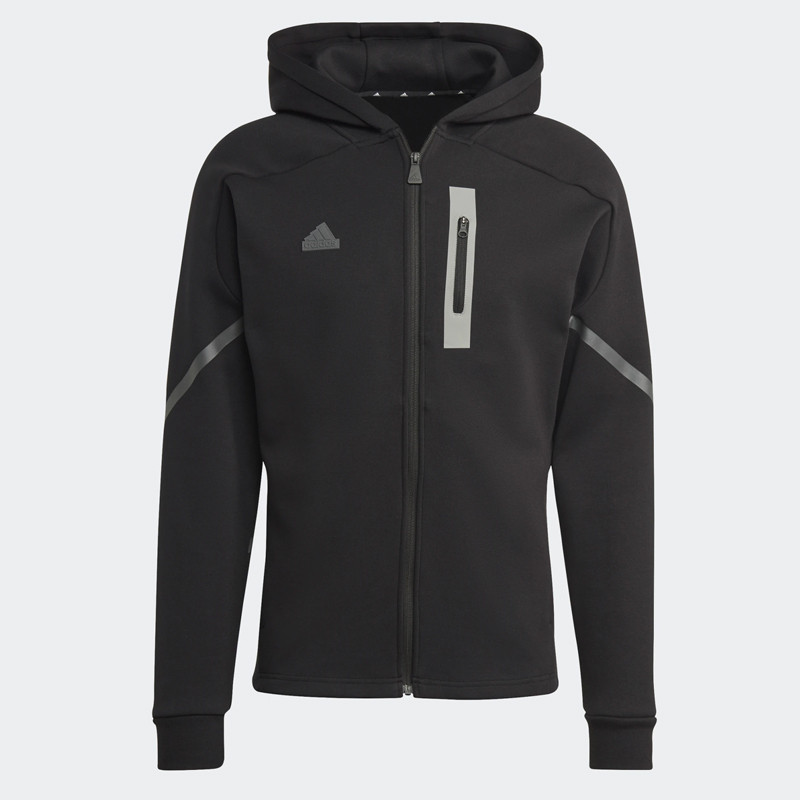 BAJU TRAINING ADIDAS DESIGNED FOR GAMEDAY FULL-ZIP HOODIE