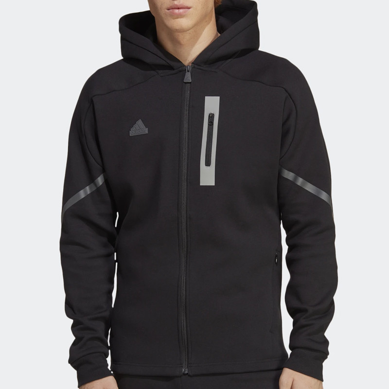 BAJU TRAINING ADIDAS DESIGNED FOR GAMEDAY FULL-ZIP HOODIE