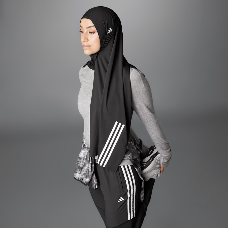 AKSESORIS LARI ADIDAS WMNS Own the Run 3-Stripes Hijab