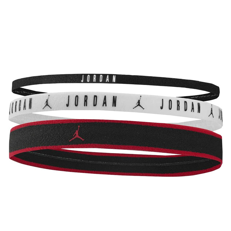 AKSESORIS BASKET AIR JORDAN Wmns Elastic Mixed Width 3PK Headbands