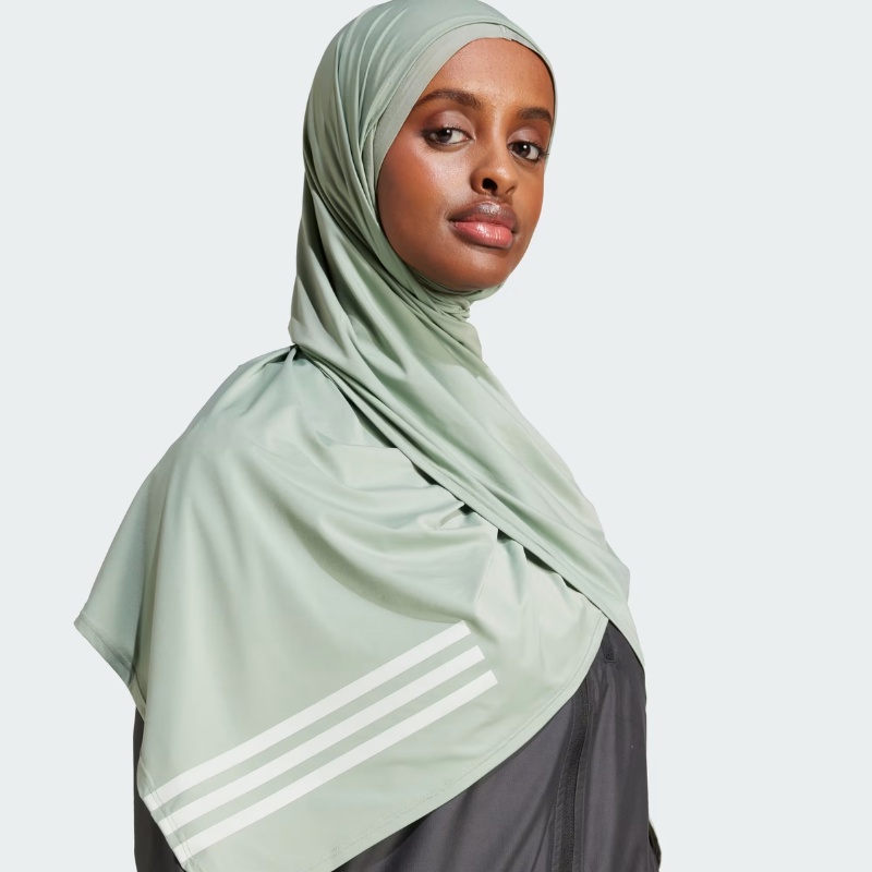 AKSESORIS LARI ADIDAS WMNS Own the Run 3-Stripes Hijab