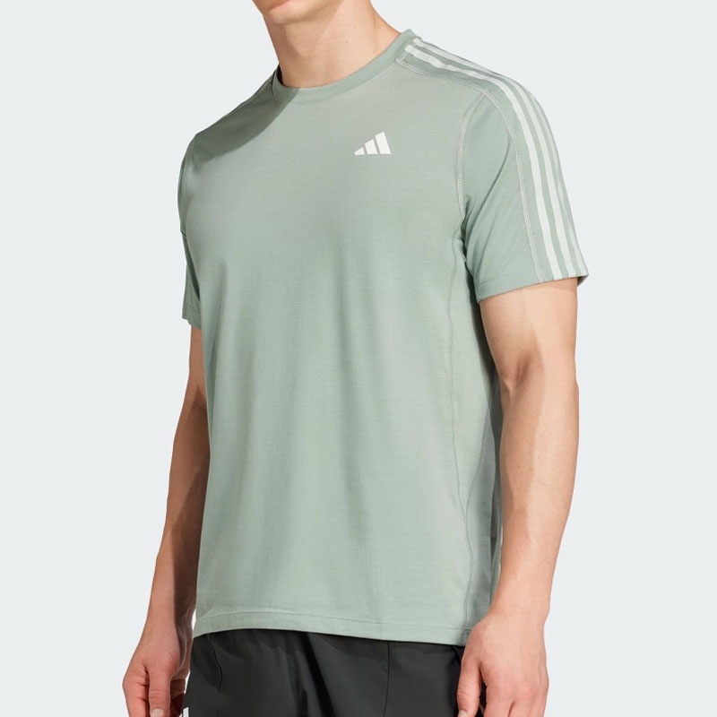 BAJU LARI ADIDAS Own The Run E 3Stripes Tee