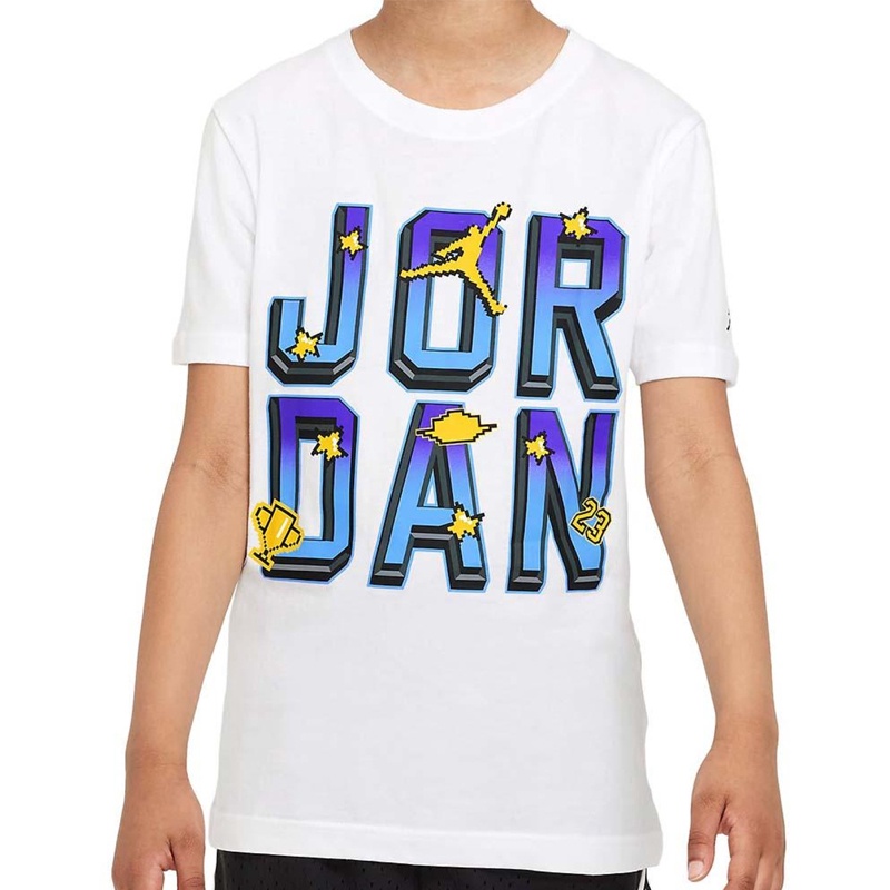 BAJU BASKET AIR JORDAN Pixel Play Kids Tee