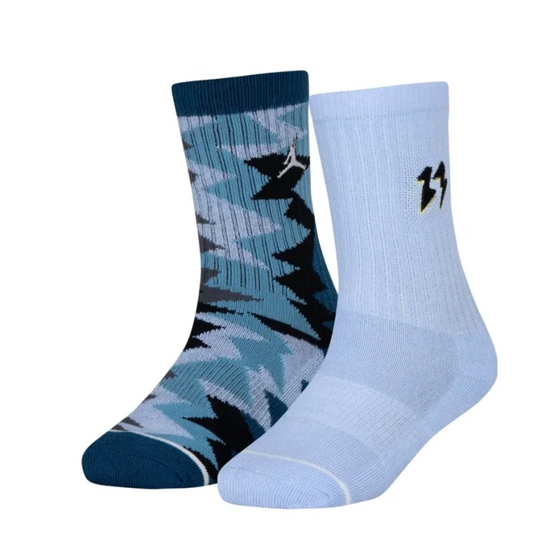 KAOS KAKI BASKET AIR JORDAN MJ FLIGHT 2PK CREW Kids Socks