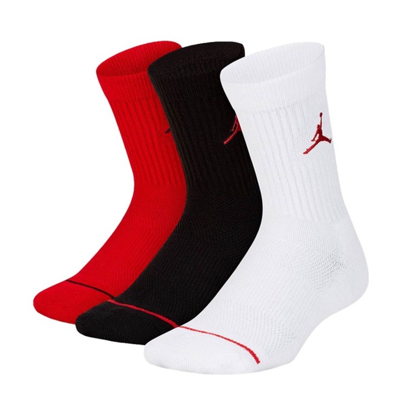 KAOS KAKI BASKET AIR JORDAN Kids 3PK Crew Socks