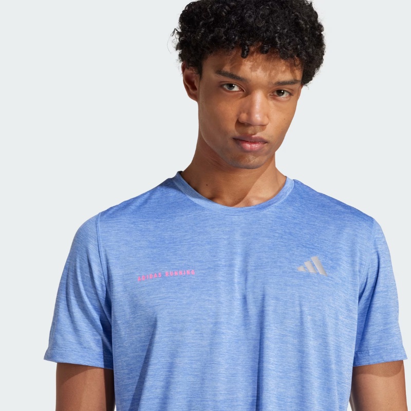 BAJU LARI ADIDAS T-Shirt Melange Own The Run