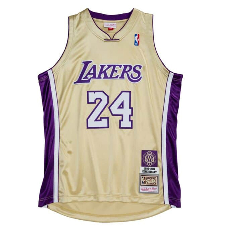 BAJU BASKET MITCHELL N NESS Los Angeles Lakers Kobe Bryant Hall Of Fame Authentic Jersey