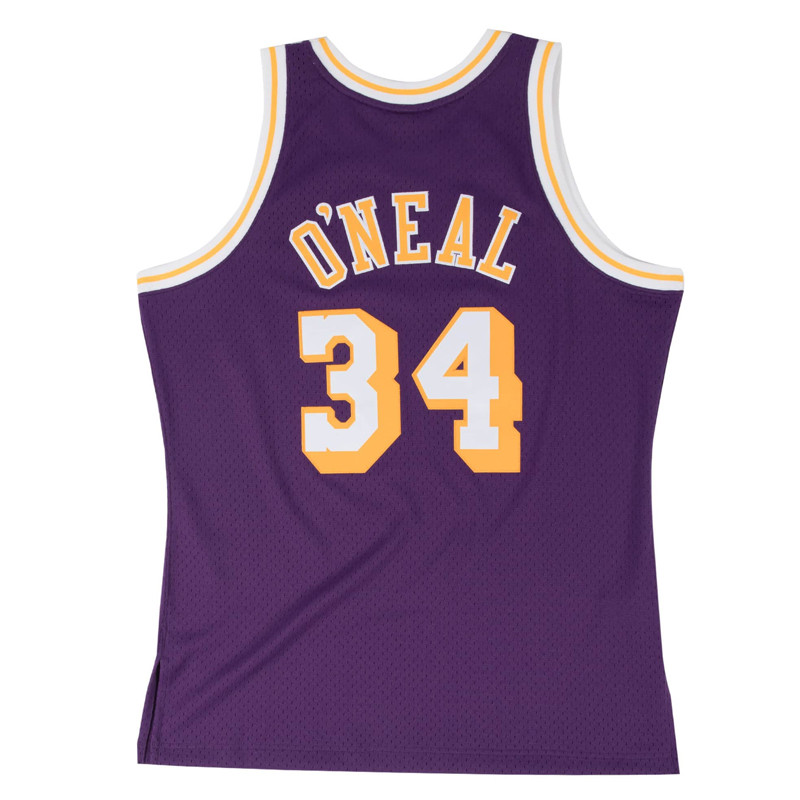 BAJU BASKET MITCHELL N NESS Shaquille O'Neal Los Angeles Lakers 1996-97 Road Swingman Jersey