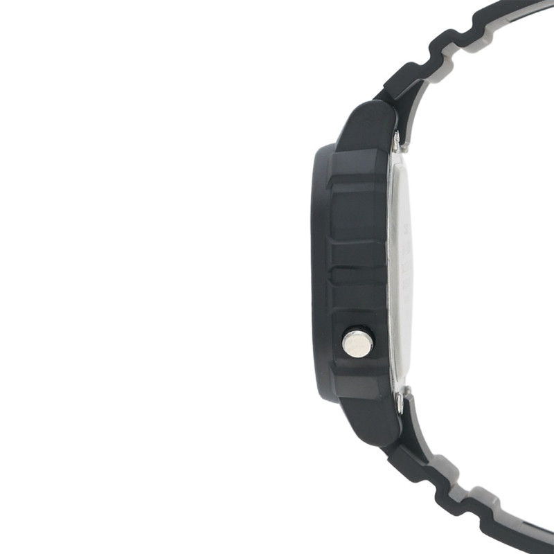 JAM TANGAN  CASIO Black Chronograph Alarm LCD