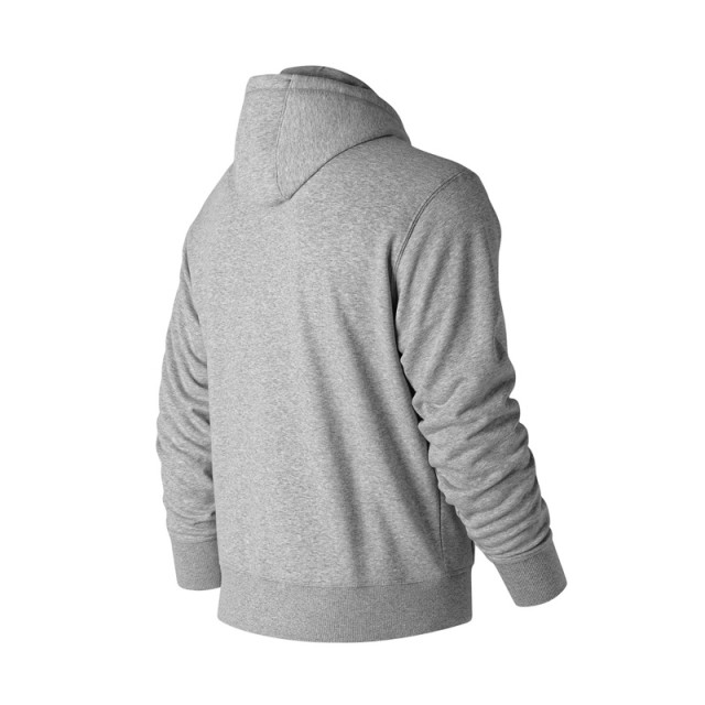 BAJU TRAINING NEW BALANCE Essential Stacked Logo Front Zip Hoodie