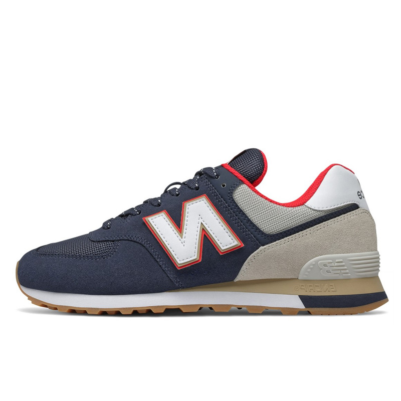 Jual SEPATU SNEAKERS Pria NEW BALANCE 574 Classic Navy Red Original Termurah di Indonesia Ncrsport