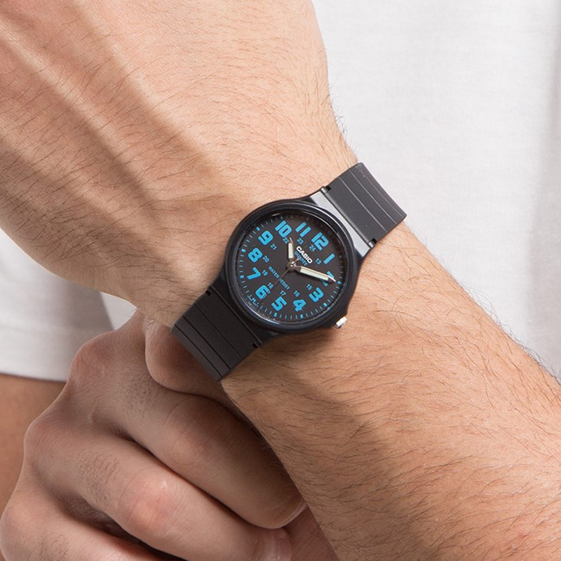 General Black Dial Black Resin Strap foto 3