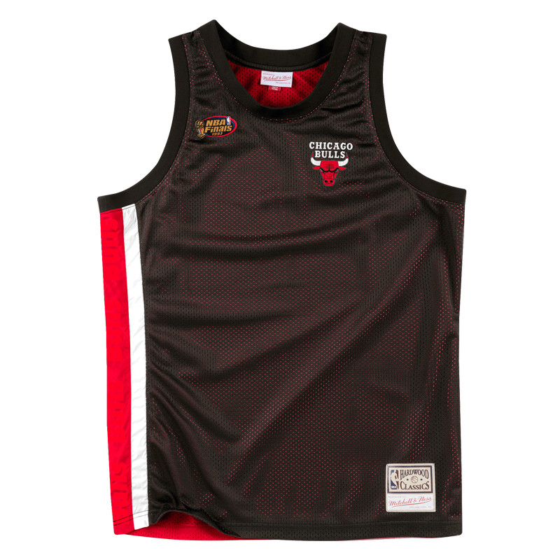 BAJU BASKET MITCHELL N NESS Chicago Bulls Layered Air Mesh Jersey