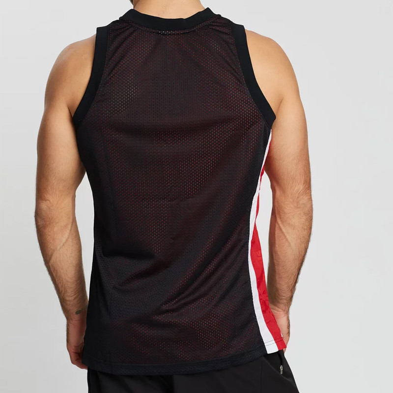 BAJU BASKET MITCHELL N NESS Chicago Bulls Layered Air Mesh Jersey