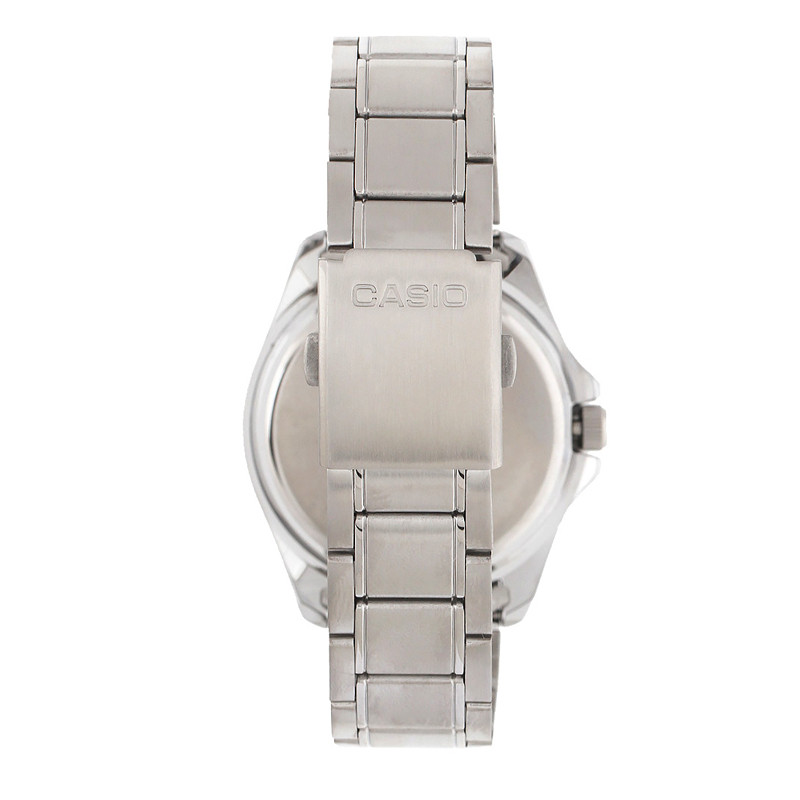 JAM TANGAN  CASIO Enticer Men Blue Dial Stainless Steel Strap