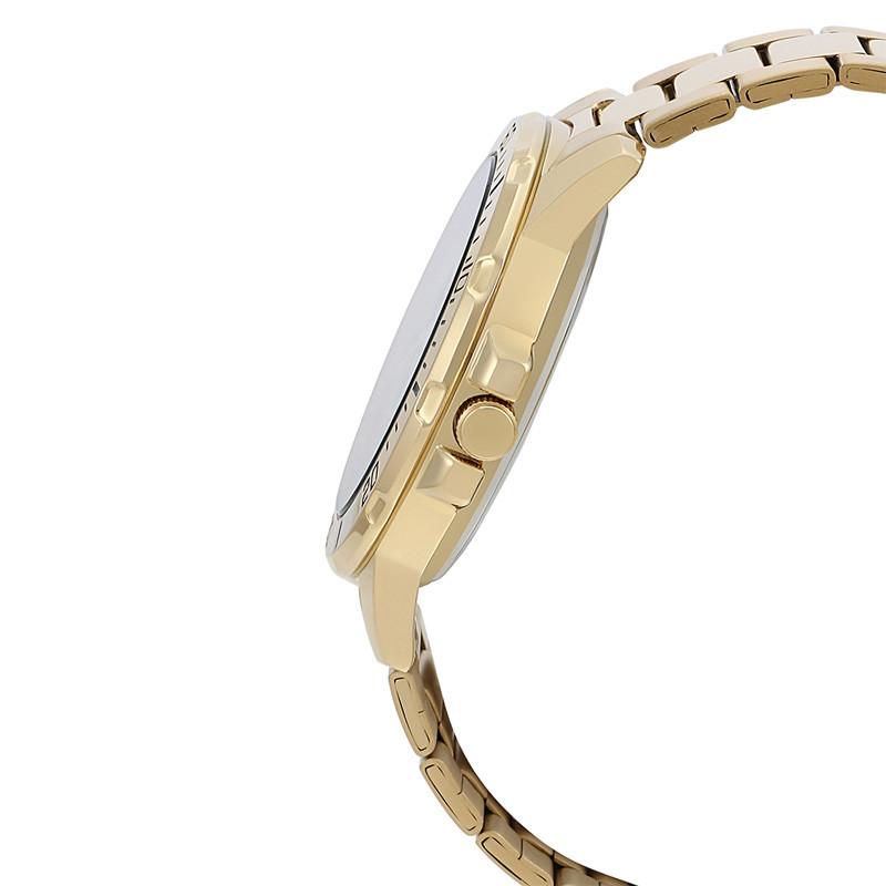 Gold Stainless Steel Strap Analog Watches foto 3