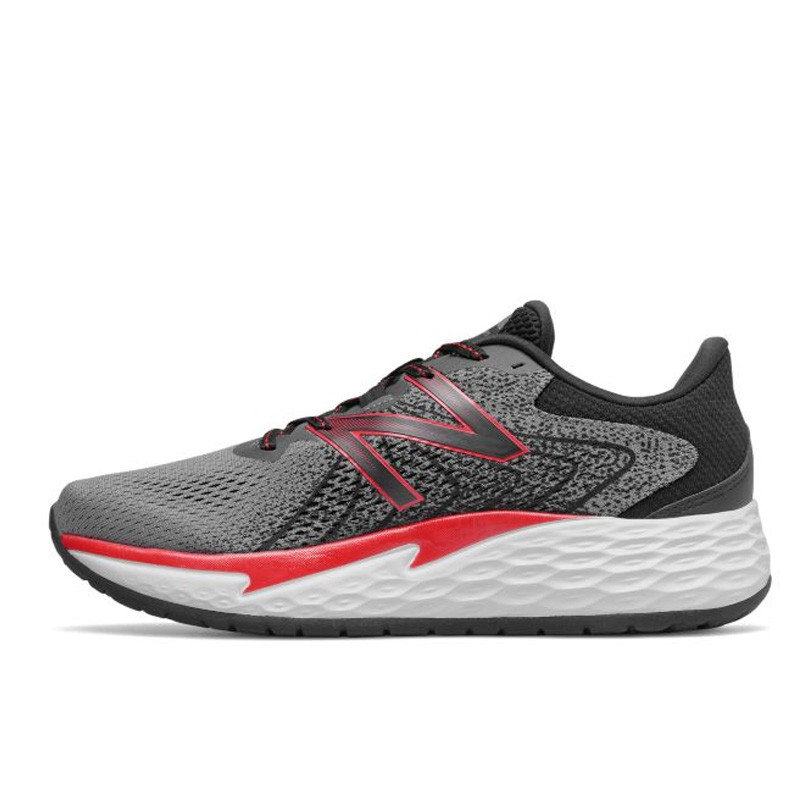 Sepatu Sneakers New Balance Fresh Foam Evare Dark Grey Team Red