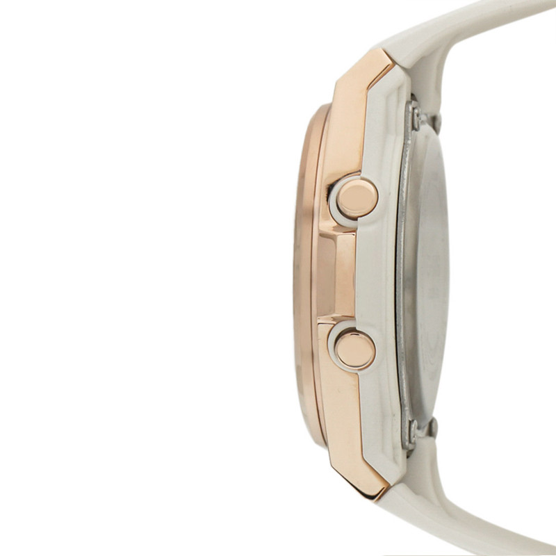 JAM TANGAN  CASIO Baby-G GM-S Series Digital Analog Dial White Resin Strap