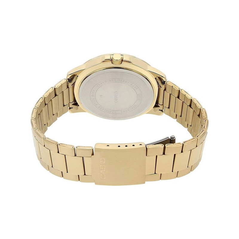 JAM TANGAN  CASIO Gold Stainless Steel Strap Analog Watches