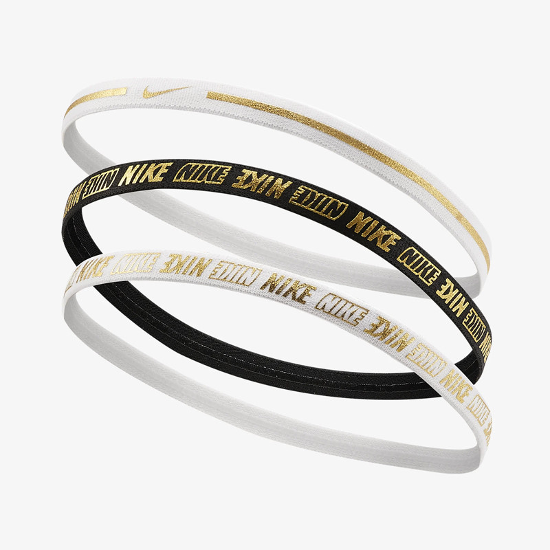 AKSESORIS BASKET NIKE 3PK Metallic Headbands