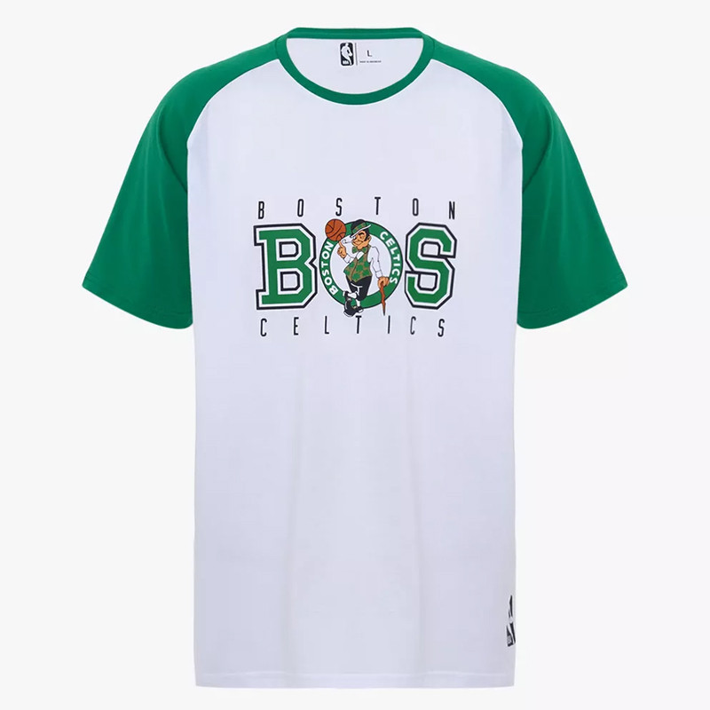 BAJU BASKET NBA Short Sleeve Tee Raglan Print Boston Celtics