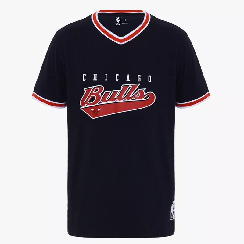 BAJU BASKET NBA Short Sleeve Tee Print Flatknit Chicago Bulls