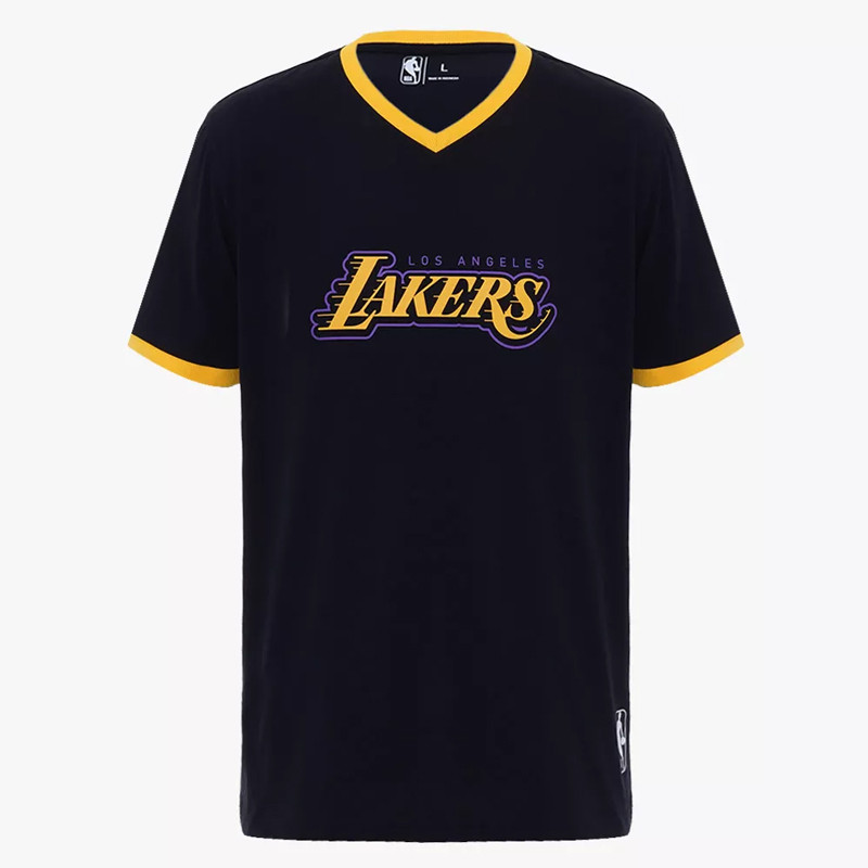 BAJU BASKET NBA Short Sleeve Tee Print Flat Knit LA Lakers