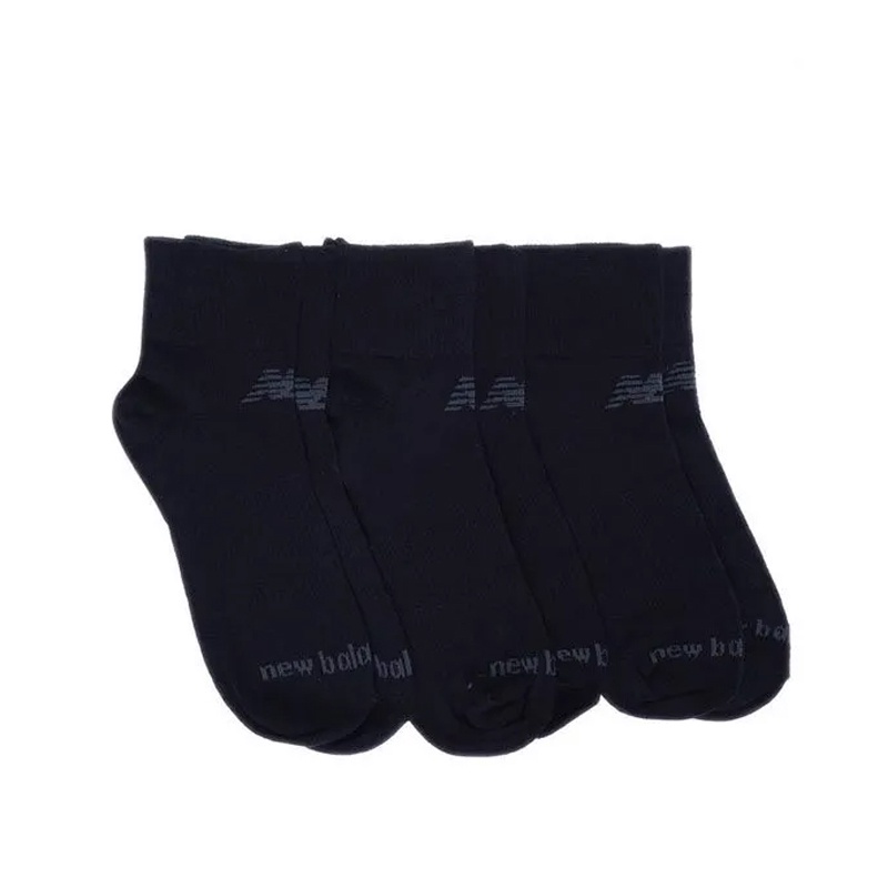 KAOS KAKI TRAINING NEW BALANCE Performance Cotton Flat Knit Ankle Socks 3 Pair