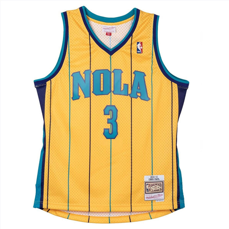 BAJU BASKET MITCHELL N NESS Chris Paul New Orleans Hornets 2010-11 Swingman Jersey