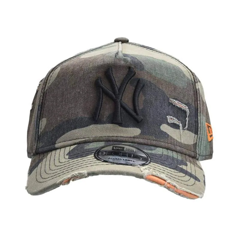 TOPI SNEAKERS NEW ERA 940 AF NY Yankee Cotton Damage Camo Cap