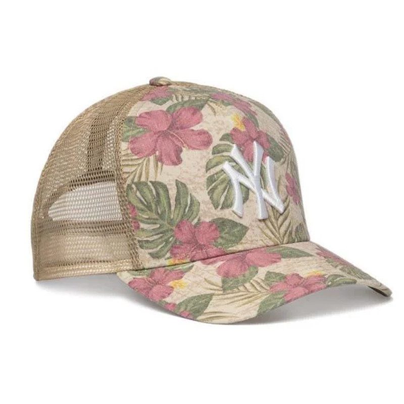 Floral Jet Cab Sky Unisex Caps foto 3