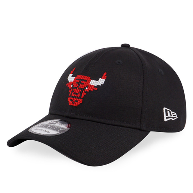 AKSESORIS BASKET NEW ERA 940 Nba Pixels Logo Chicago Bulls Cap
