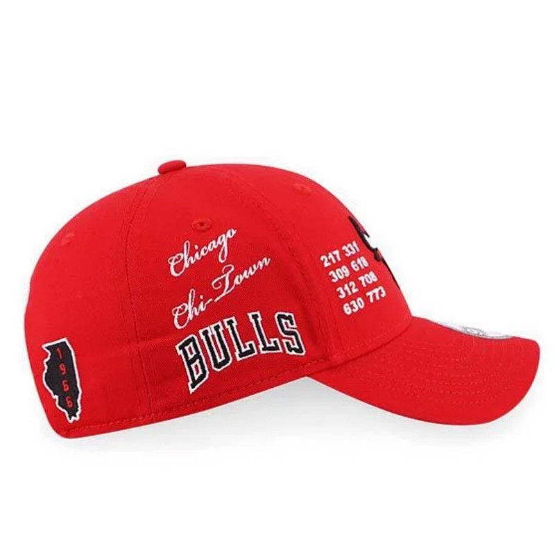 940 City Logos Chicago Bulls Cap foto 3