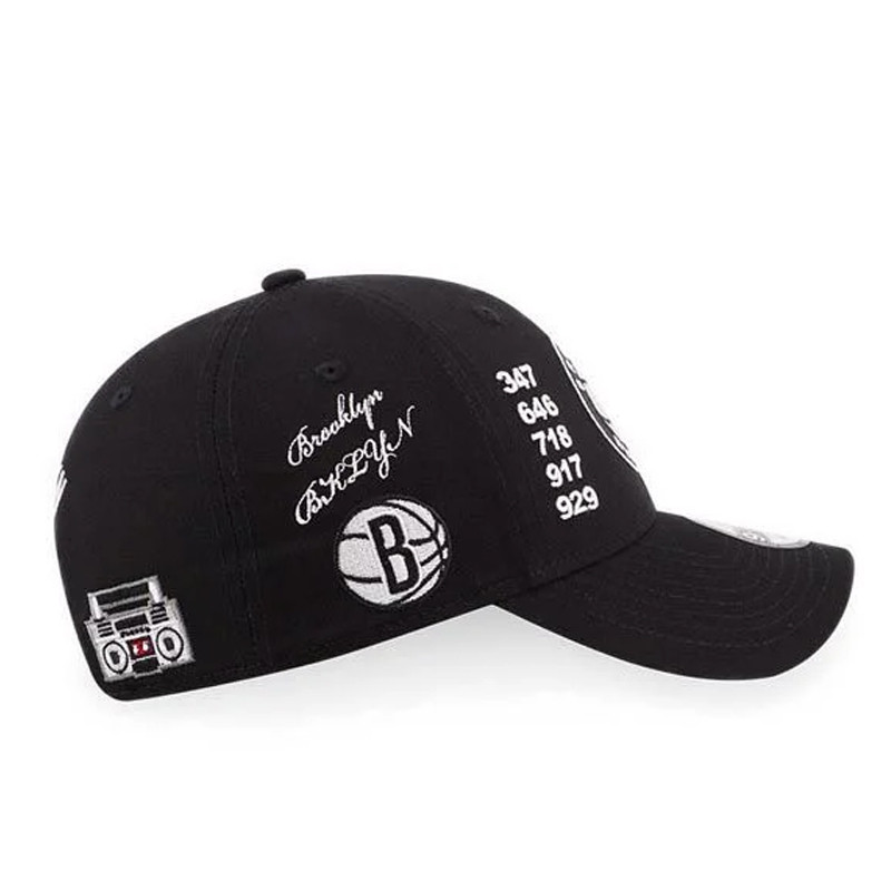 AKSESORIS BASKET NEW ERA 940 City Logos Brooklyn Nets Cap